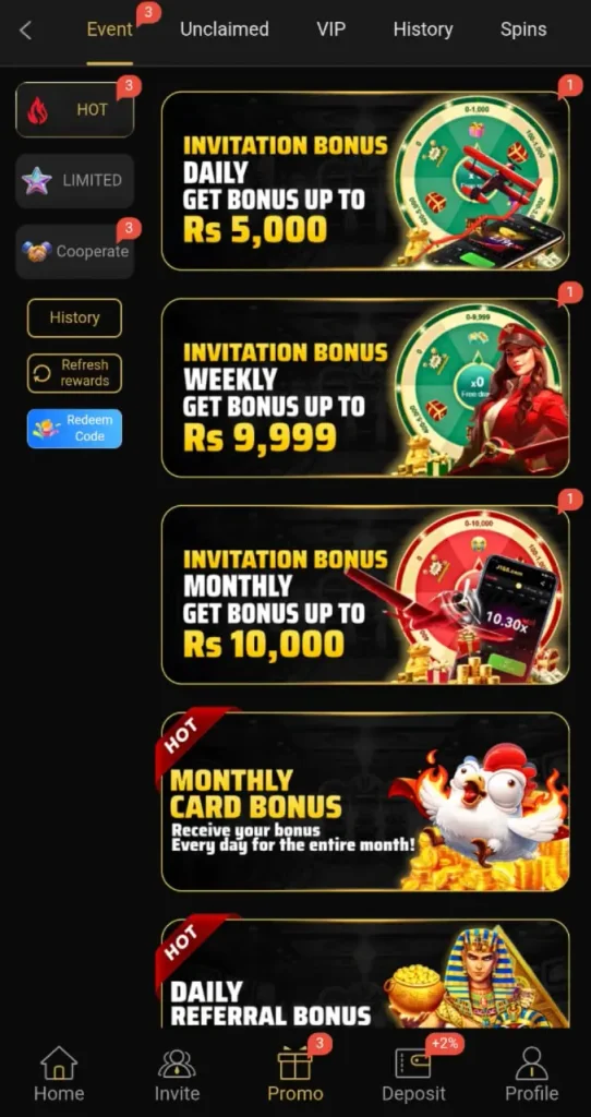 J188 Game promotion